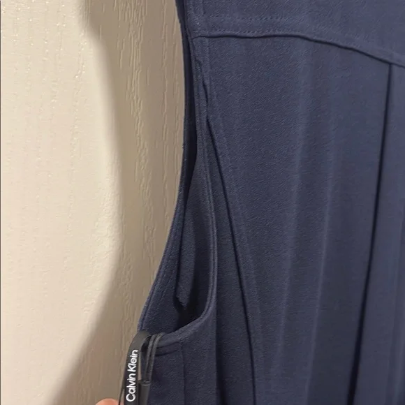 Calvin Klein Motto Style Navy Sheath Dress. Size 14 Never Worn. - Picture 8 of 13